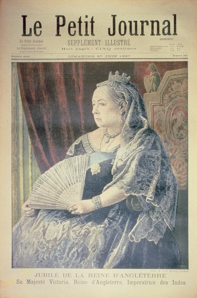 Jubilee of the Queen of England, front cover of 